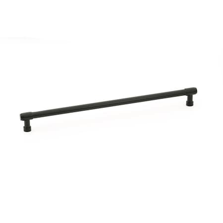 Vecindario 12 in. Jasper Center to Center Cabinet Pull, Flat Black VE3855119